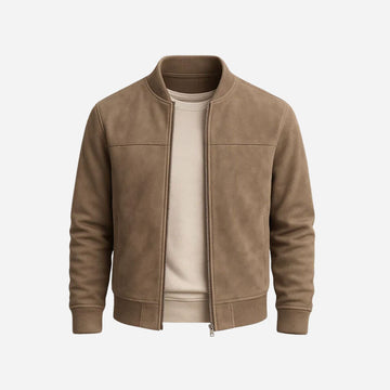 Veste en daim Old Money pour homme