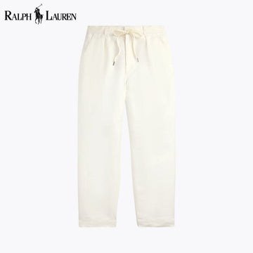 RL Pantalon en lin plissé coupe décontractée Lateef